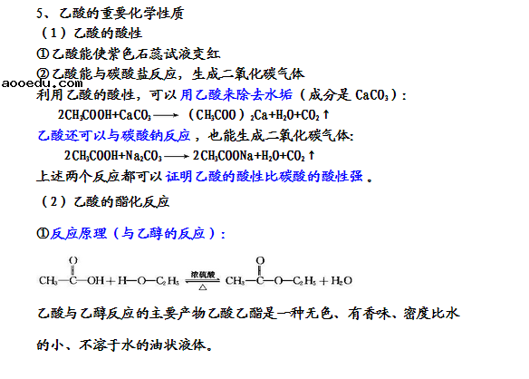 人教版高中化学必修二化学方程式