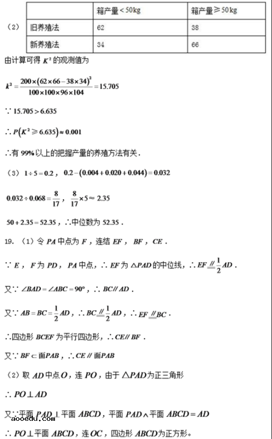 2018青海高职单招数学模拟试题