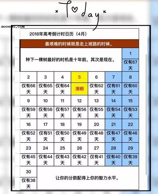 2018高考倒计时查询 距离高考还有多长时间