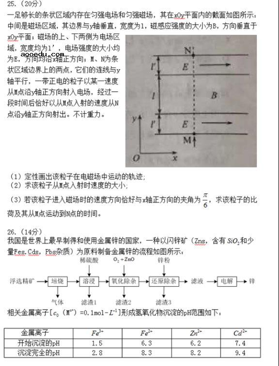 2018山西高考理综试题【Word真题试卷】