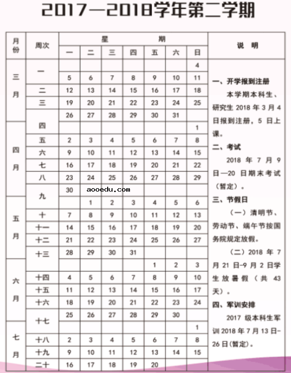 2018云南各大学暑假放假时间安排表