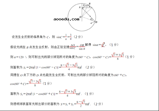 2020高考物理考前冲刺模拟试题【含答案】