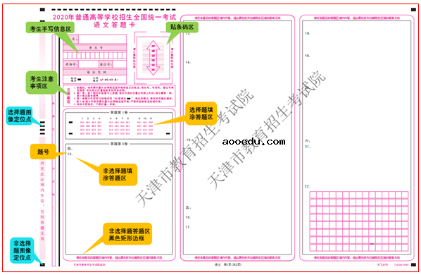 2020高考答题卡怎么涂正确图片