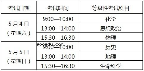 2019高中学业水平考试时间 普通高中学业水平什么时候考试