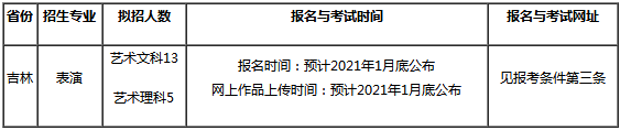 长春光华学院2021艺术类专业招生简章