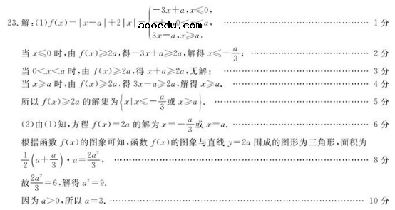 2020新课标高考文科数学模拟试题（含答案）