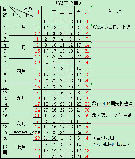 2020湖南各大学寒假放假时间