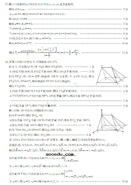 2020全国高考理科数学冲刺押题密题(含答案)