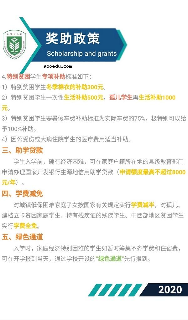 江苏食品药品职业技术学院2020年提前招生简章