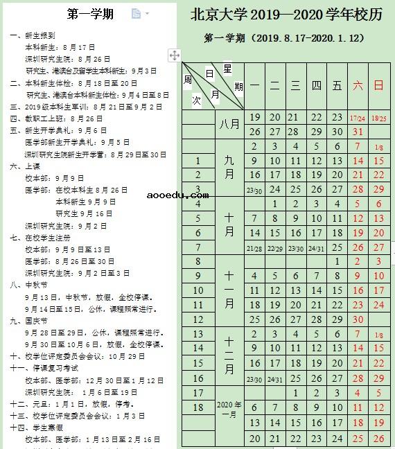 2019北京大学暑假放假时间 什么时候放暑假
