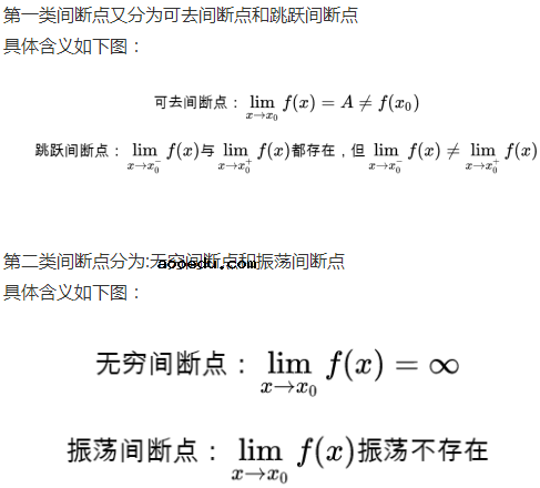 无穷间断点怎么判断