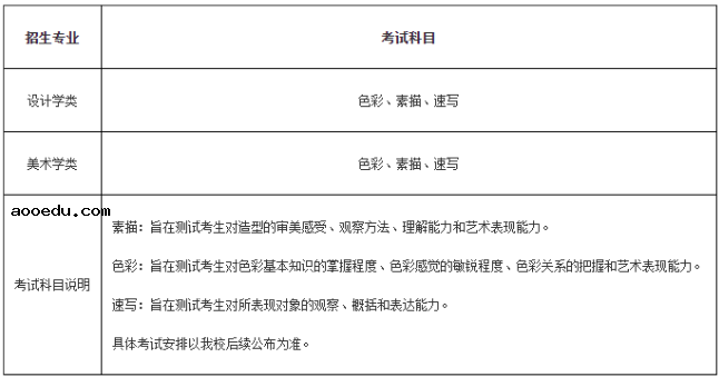 2021清华大学美术学院艺术类专业招生简章