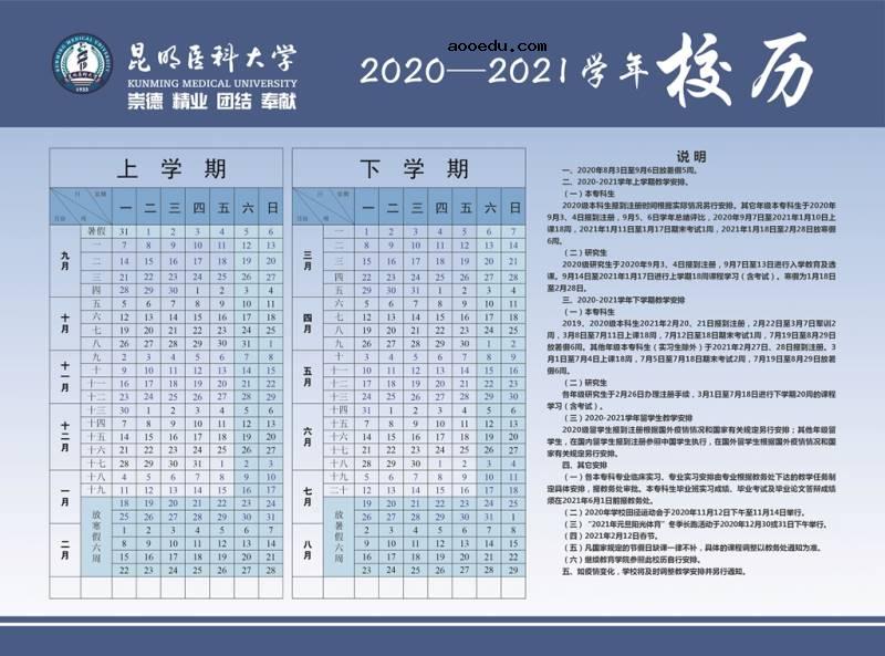 2021云南各大学暑假放假时间安排 什么时候开学