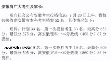 2021南方医科大学各省录取分数线是多少