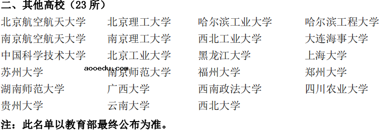 甘肃2021高校专项计划招生学校名单 有哪些学校