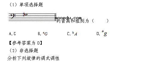 2022年海南省普通高等学校招生音乐类专业统一考试说明