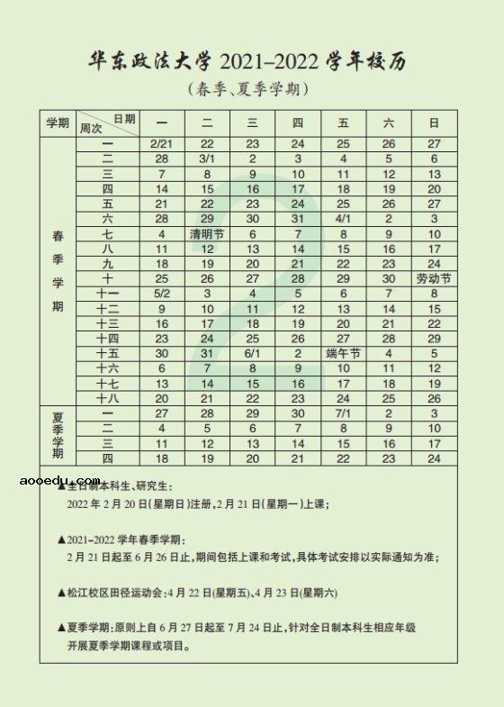 2022年华东政法大学寒假放假时间 哪天开始放假