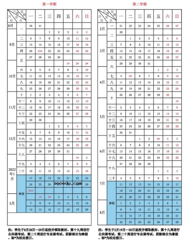 2022重庆人文科技学院寒假放假及开学时间 几号放寒假