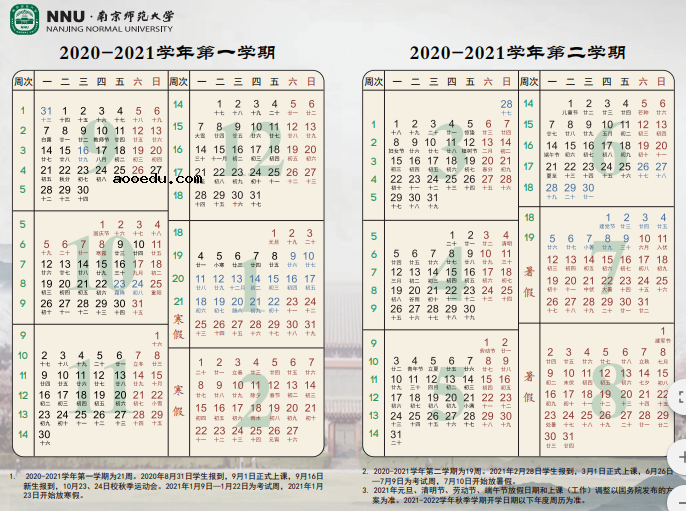 2022南京师范大学寒假时间 什么时候开始放假