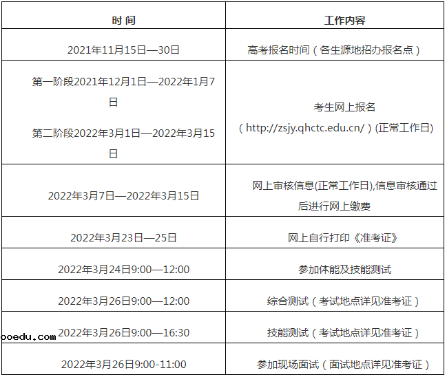 2022青海交通职业技术学院高职单招考试报名时间 什么时候报名考试