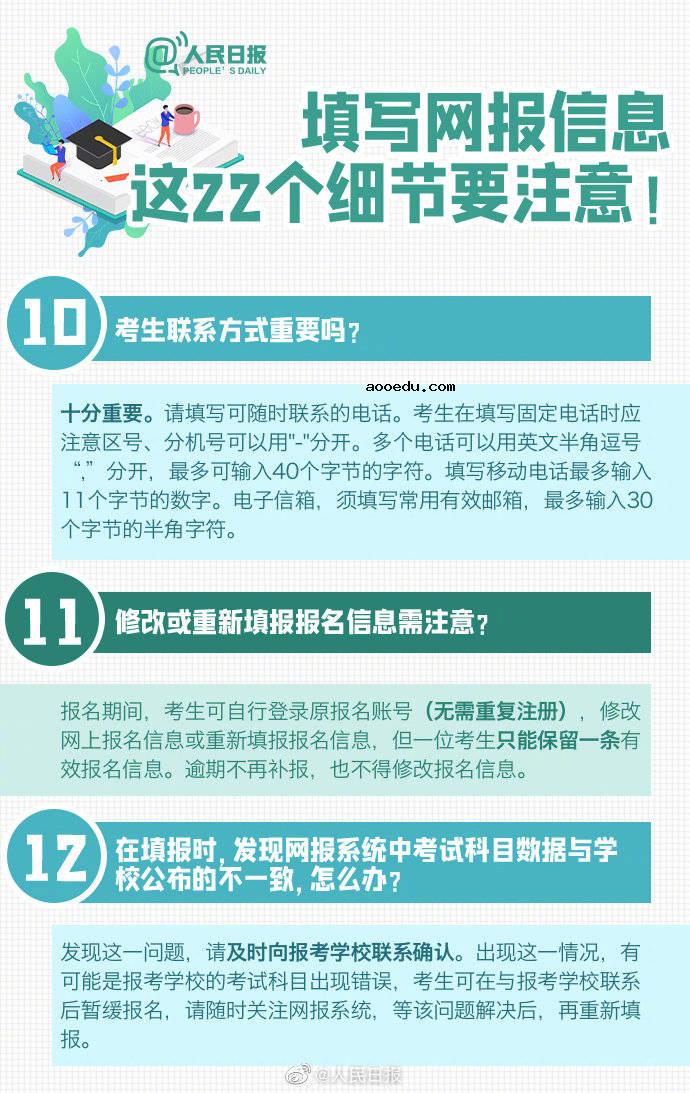 考研预报名20个填报细节及具体流程图