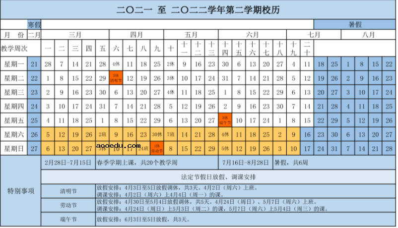 2022陕西各大学暑假放假时间安排 几月几号开学