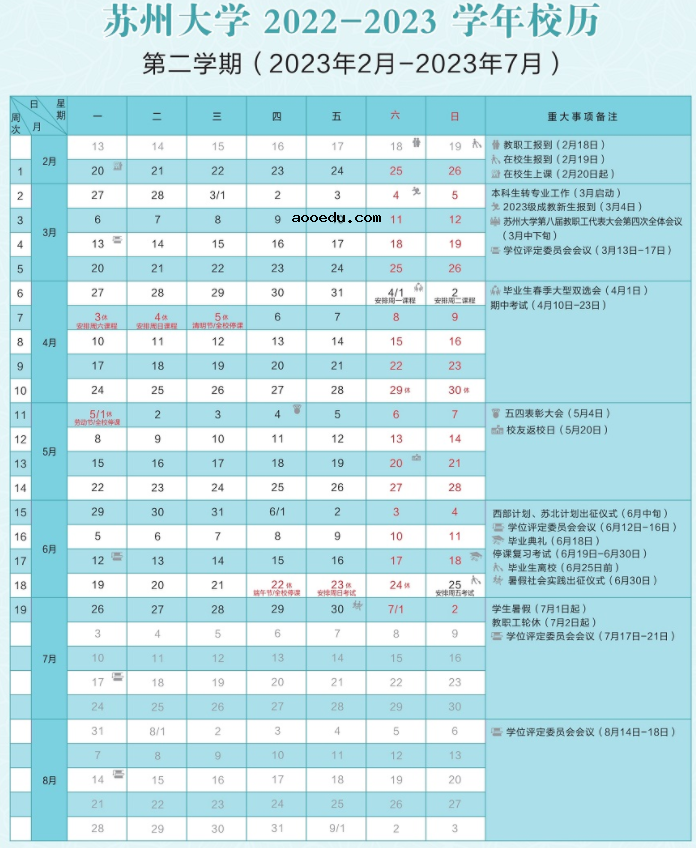 2023苏州大学寒假时间 什么时候放寒假