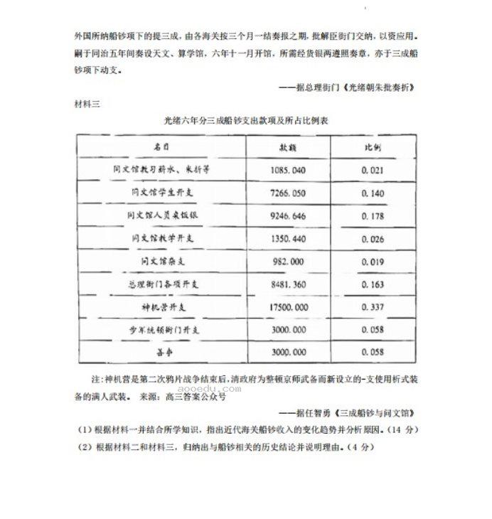 2023重庆高考历史押题预测冲刺模拟卷及答案解析