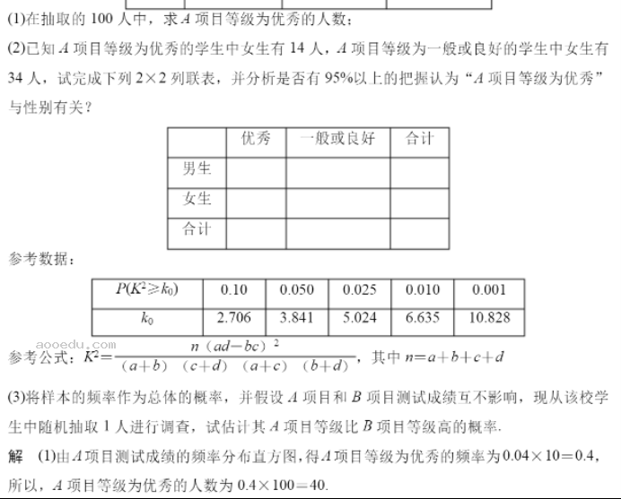 2023届四川省成都市高三下学期二诊理科数学试题