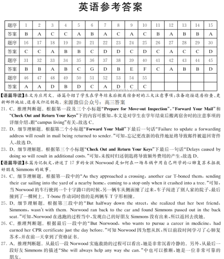 2023湖南师大附中月考英语试题及答案