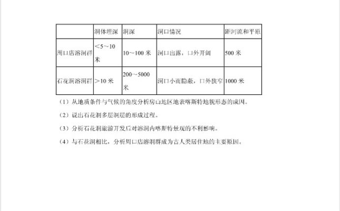 2023年云南省高考地理二检试卷