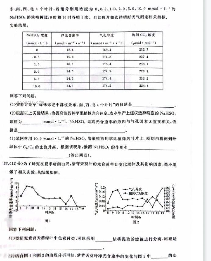 2023年海南省高三考前冲刺卷生物试题