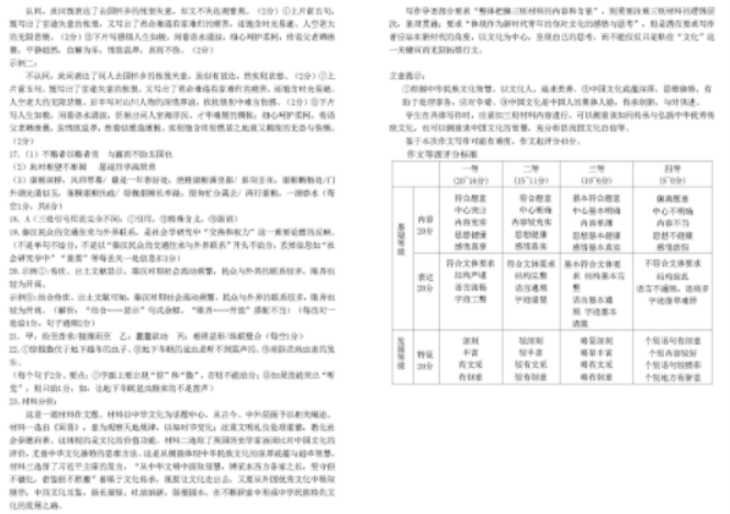 2023湖北名校联盟高三第四次联考语文试题及答案