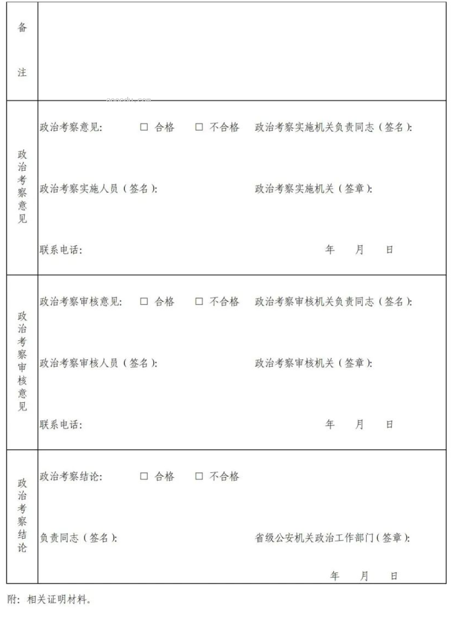 陕西2023公安院校公安专业政审要求 具体流程 