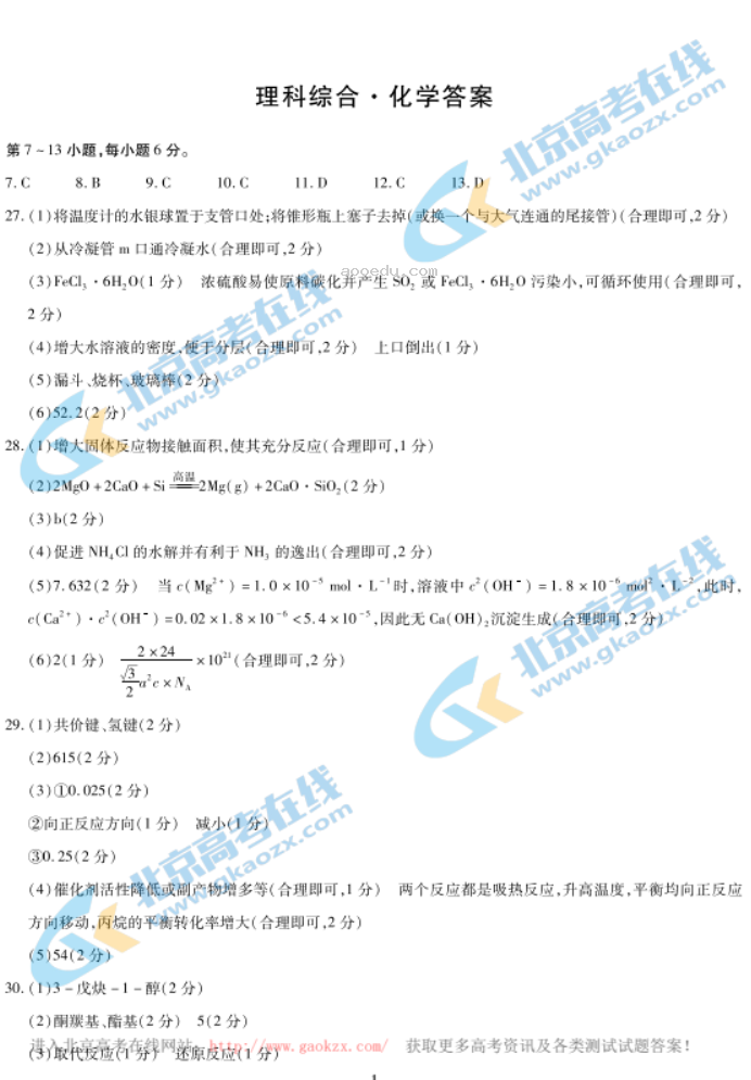 2024天一大联考高三顶尖计划理综试题及答案解析