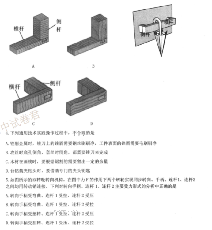 2024浙江强基联盟高三10月联考技术试题及答案解析