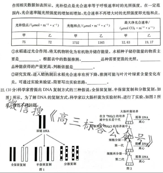 辽宁金太阳2024高三10月适应性考试生物试题及答案