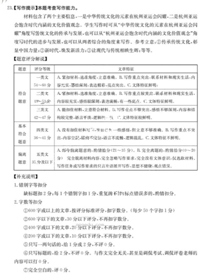 贵州金太阳2024高三10月联考语文试题及答案解析