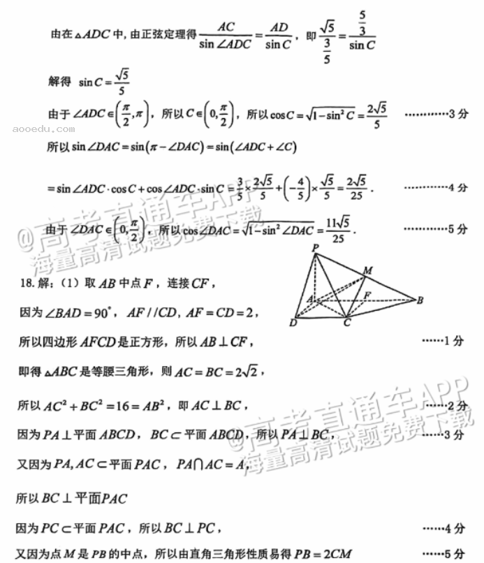 广州越秀区2024高三10月调研考数学试题及答案解析