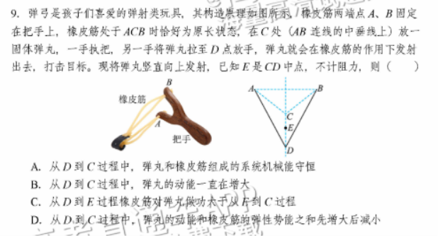 广州天河从化区2024高三10月调研考物理试题及答案解析