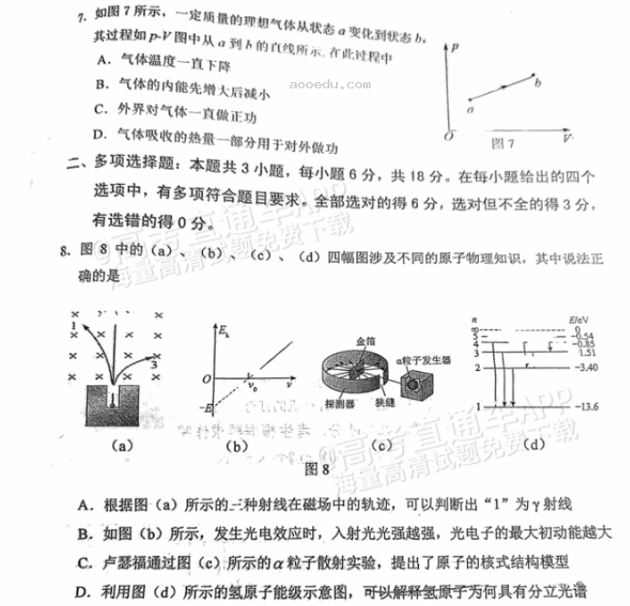 广东惠州2024高三10月第二次调研考物理试题及答案解析