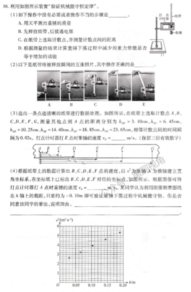 北京市丰台区2024高三11月期中考试物理试题及答案解析