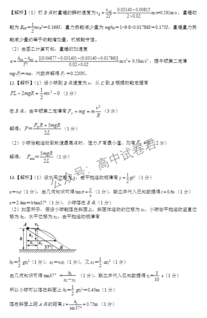 河北新时代NT教育2024高三11月阶段性测试物理试题及答案