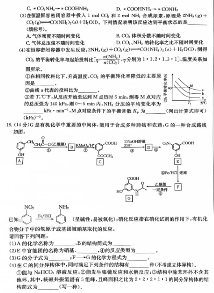 辽宁朝阳地区金太阳2024高三11月期中化学试题及答案解析