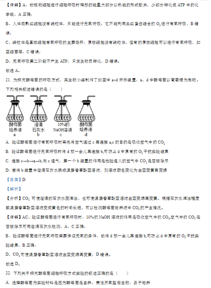 甘肃武威凉州区2024高三11月三诊考试生物试题及答案解析