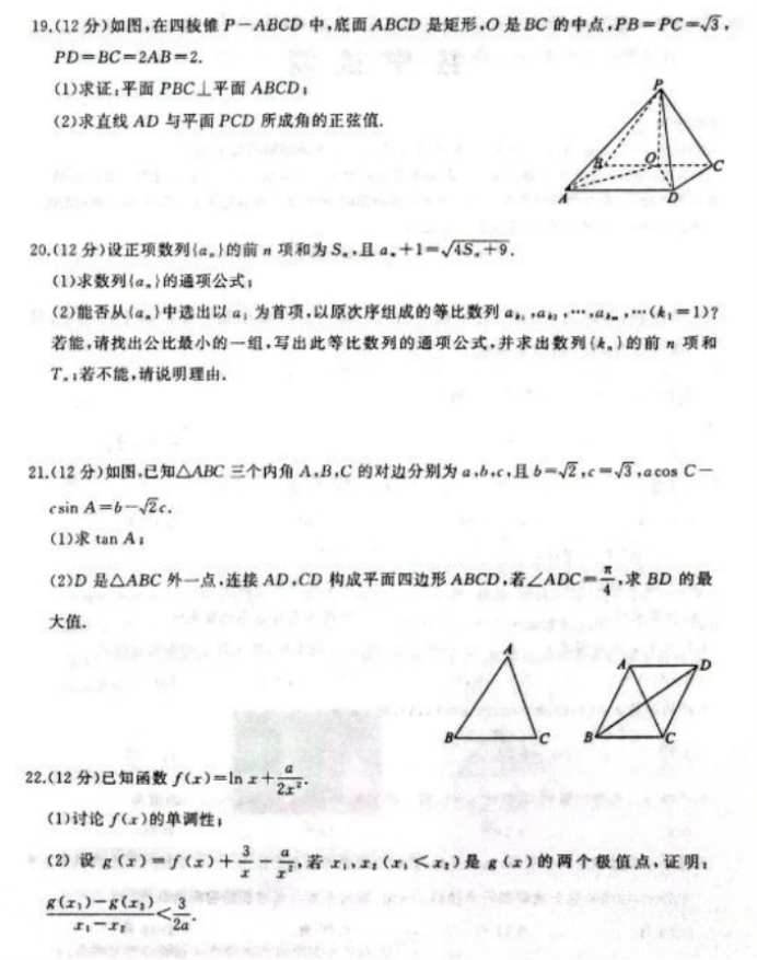 辽宁县级高中协作体2024高三11月期中数学试题及答案解析