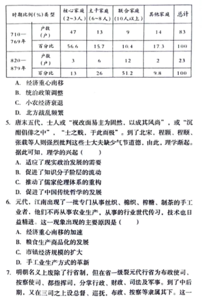 安徽A10联盟2024高三11月阶段考历史试题及答案解析