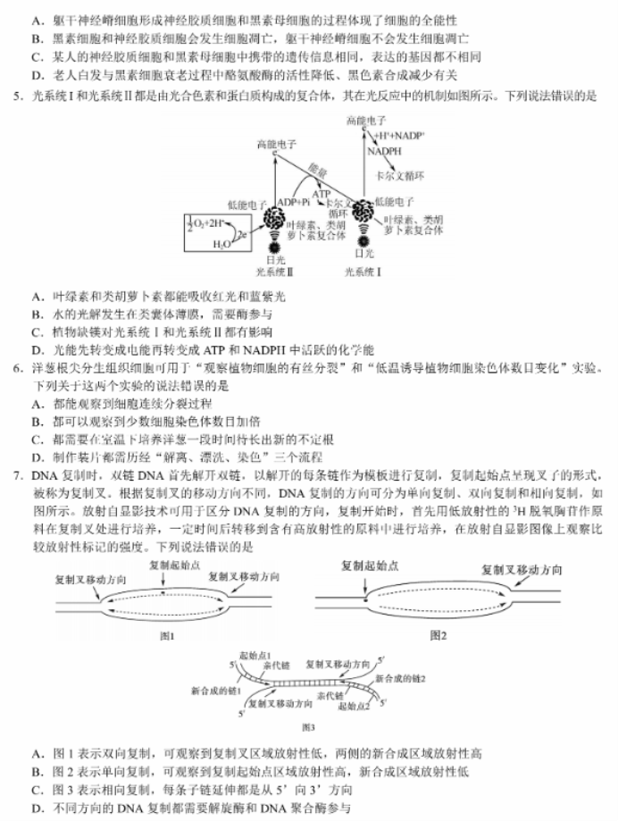 名校教研联盟2024高三11月联考生物试题及答案解析