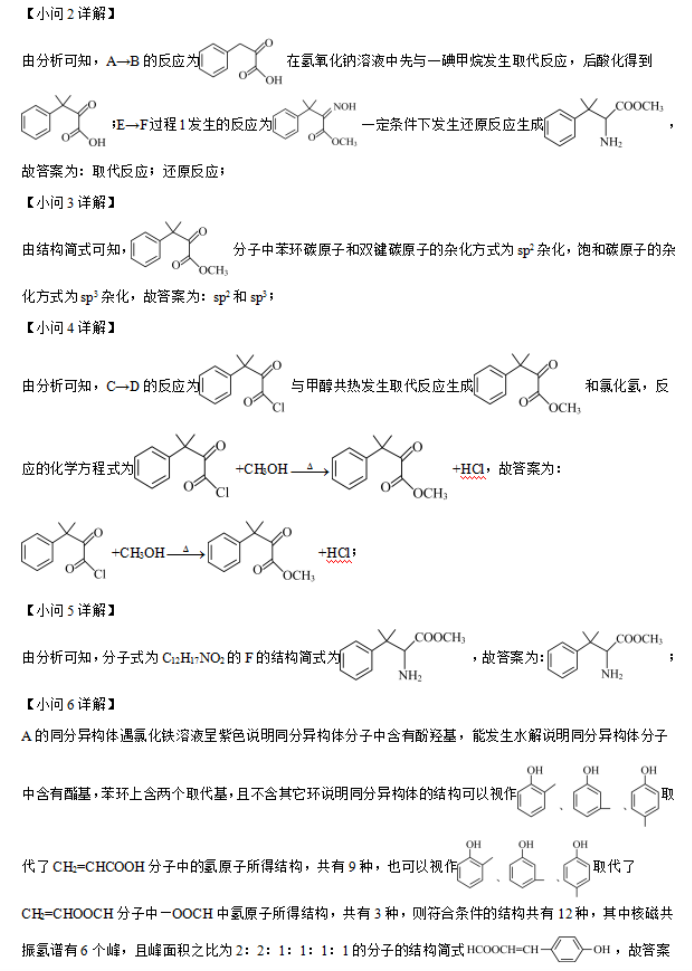 福建福州八县市一中2024高三期中联考化学试题及答案解析