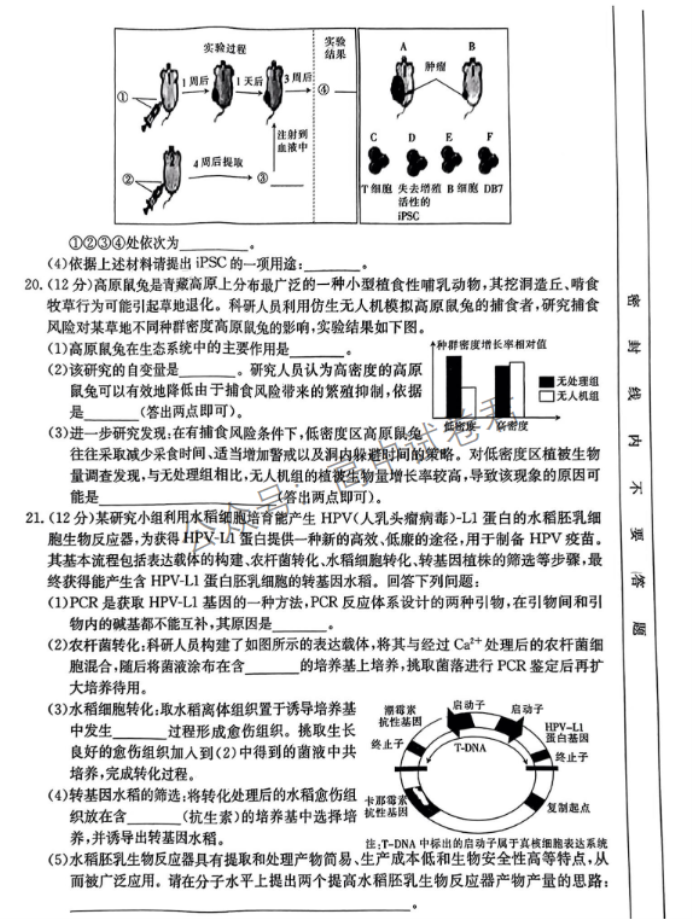 广东金太阳2024高三11月大联考(142C)生物试题及答案解析